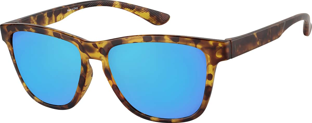 Angle view of Square Sunglasses T02202516 in Tortoiseshell