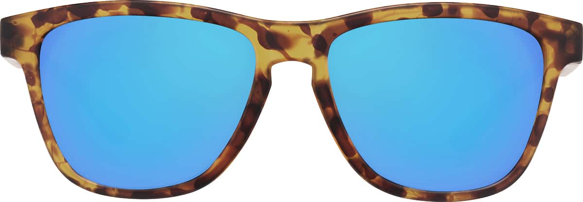 Front view of Square Sunglasses T02202516 in Tortoiseshell