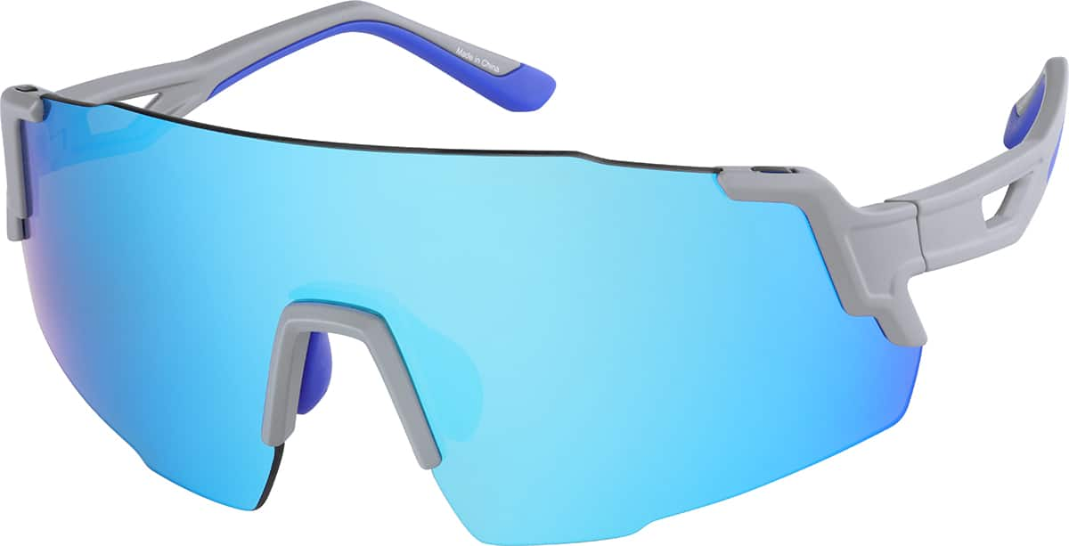 Angle view of Aviator Sunglasses T02211616 in Blue