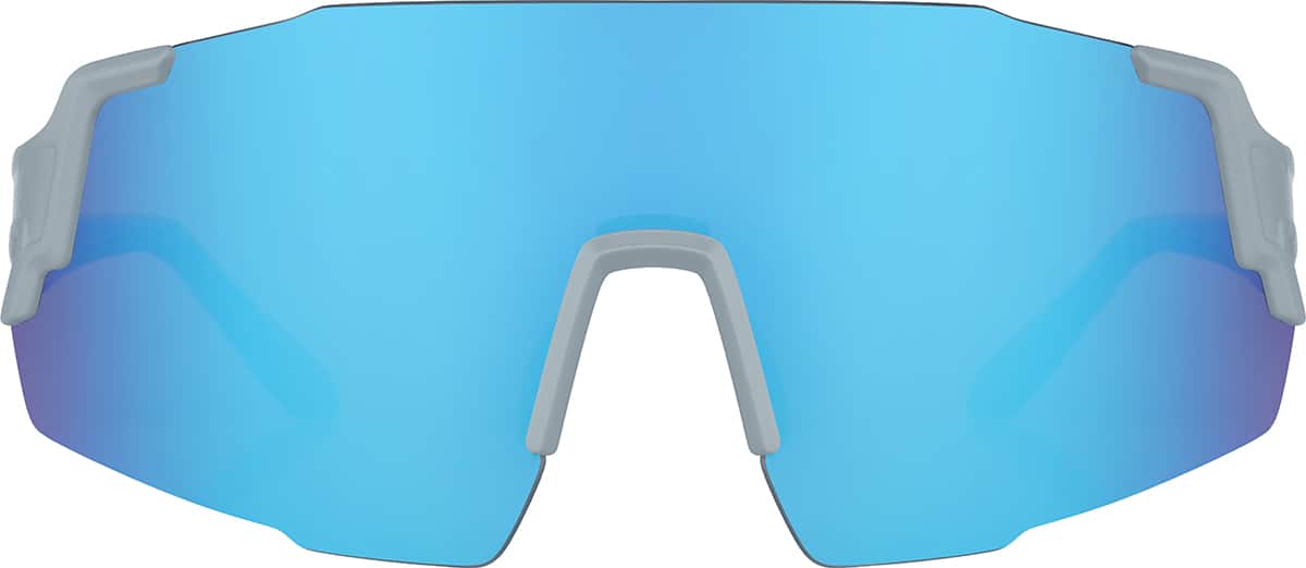 Front view of Aviator Sunglasses T02211616 in Blue