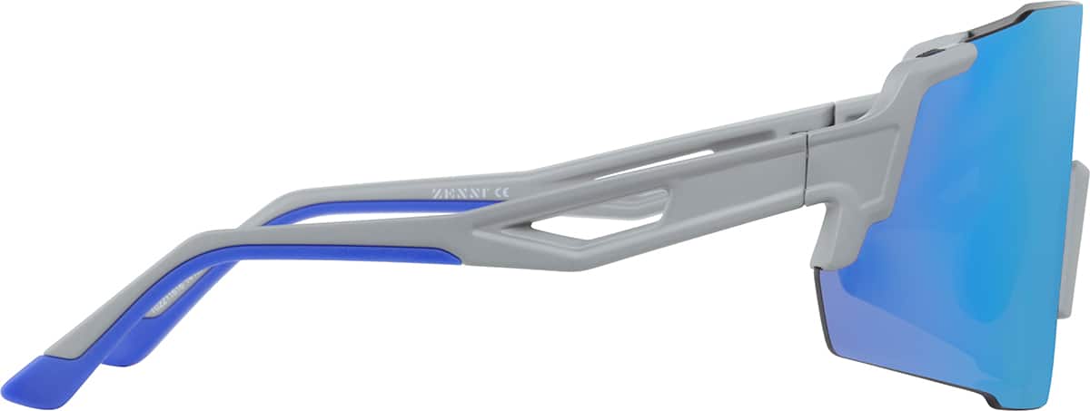 Side view of Aviator Sunglasses T02211616 in Blue