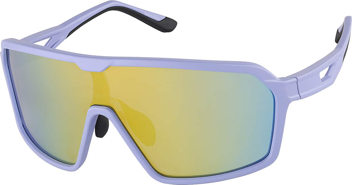 Angle view of Aviator Sunglasses T02221614 in Purple