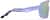 Side view of Wrapped Shield Sunglasses T02221614 in Purple with Gold Mirror thumbnail