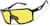 Angle view of Wrapped Shield Sunglasses T02222122 in Black with Night Vision Lens thumbnail