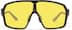 Wrapped Shield Sunglasses T02222122 in Black with Night Vision Lens