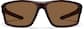 Front view of Square Sunglasses T02261515 in Brown with Brown Lens thumbnail