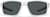 Front view of Square Sunglasses T02263012 in White with Gray Lens thumbnail