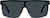 Front view of Aviator Polarized Sunglasses T02272112 in Black thumbnail