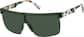 Angle view of Wrap-Around Polarized Sunglasses T02272424 in Green thumbnail