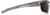 Side view of Half Rim Wrap-Around Sunglasses T02281224 in Gray with Green Lens thumbnail