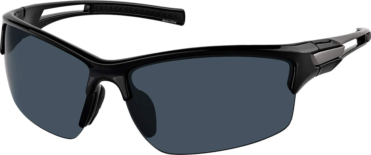 Angle view of Rectangle Sunglasses T02282112 in Black