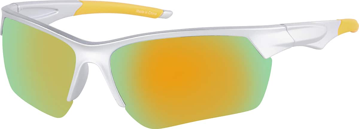 Angle view of Rectangle Sunglasses T02291142 in Silver