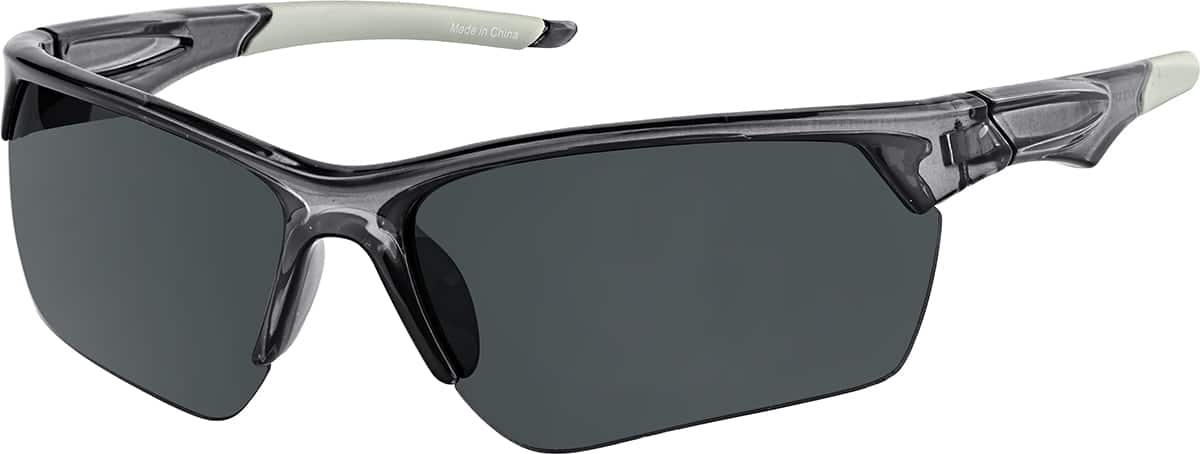 Angle view of Rectangle Sunglasses T02291211 in Gray