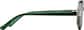 Side view of Geometric Sunglasses T02302412 in Green thumbnail
