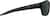 Side view of Rectangle Sunglasses T02312112 in Black thumbnail