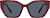 Front view of Cat-Eye Sunglasses T02321812 in Red thumbnail