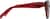 Side view of Cat-Eye Sunglasses T02321812 in Red thumbnail