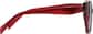 Side view of Cat-Eye Sunglasses T02321812 in Red thumbnail