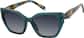 Angle view of Cat-Eye Sunglasses T02322412 in Green thumbnail