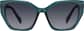 Front view of Cat-Eye Sunglasses T02322412 in Green thumbnail