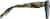 Side view of Cat-Eye Sunglasses T02322412 in Green thumbnail