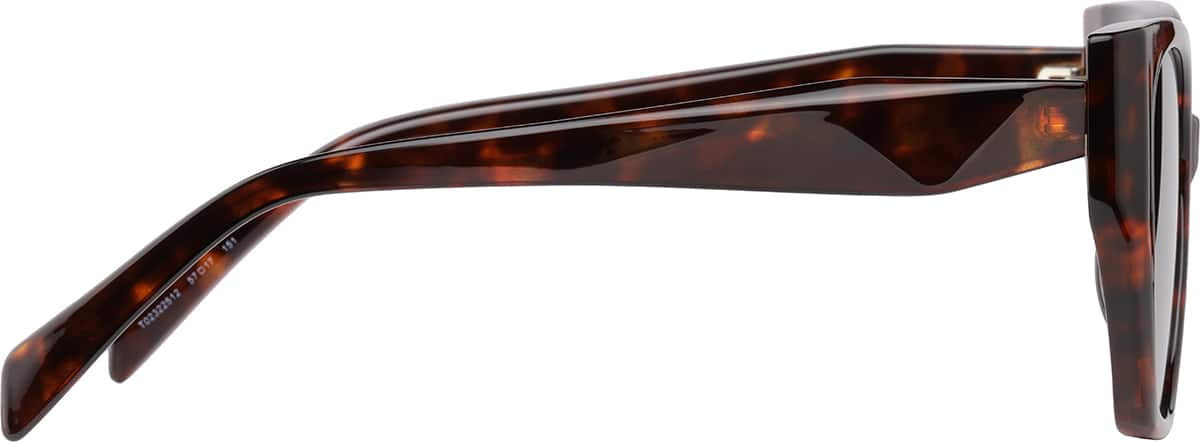 Side view of Cat-Eye Sunglasses T02322512 in Tortoiseshell