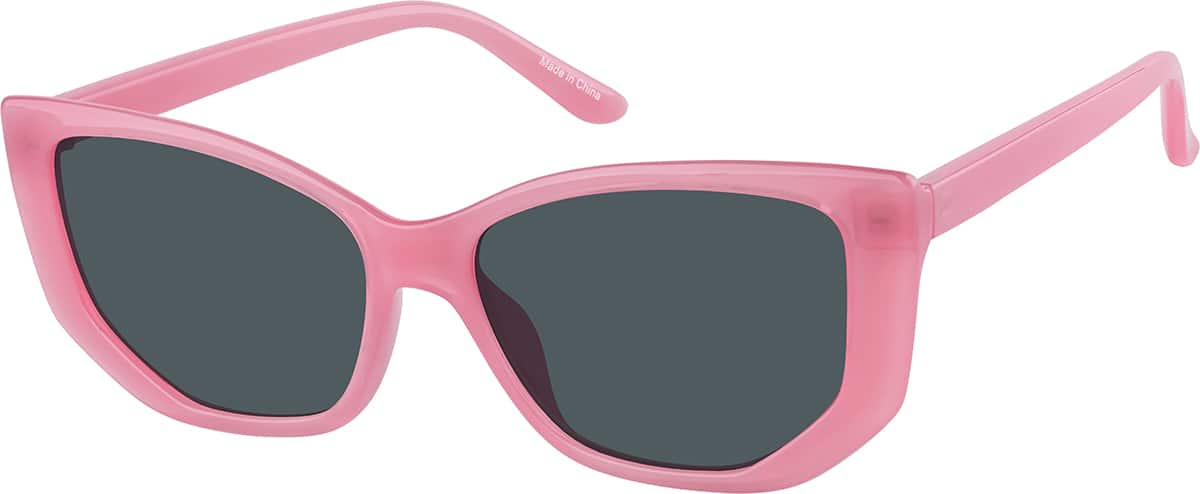 Angle view of Cat-Eye Sunglasses T02331912 in Pink