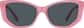 Front view of Cat-Eye Sunglasses T02331912 in Pink thumbnail