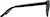 Side view of Cat-Eye Sunglasses T02332112 in Black thumbnail