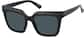 Angle view of Square Sunglasses T02342112 in Black thumbnail