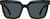 Front view of Square Sunglasses T02342112 in Black thumbnail