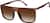 Angle view of Square Sunglasses T02371515 in Brown thumbnail