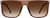 Front view of Square Sunglasses T02371515 in Brown thumbnail