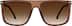 Square Sunglasses T02371515 in Brown