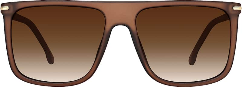 Brown Square Sunglasses