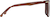 Side view of Square Sunglasses T02371515 in Brown thumbnail
