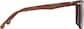 Side view of Square Sunglasses T02371515 in Brown thumbnail