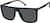 Angle view of Square Sunglasses T02372112 in Black thumbnail