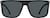 Front view of Square Sunglasses T02372112 in Black thumbnail