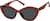 Angle view of Cat-Eye Sunglasses T02391812 in Red thumbnail