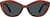 Front view of Cat-Eye Sunglasses T02391812 in Red thumbnail