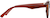 Side view of Cat-Eye Sunglasses T02391812 in Red thumbnail