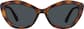 Front view of Cat-Eye Sunglasses T02392512 in Tortoiseshell thumbnail