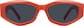 Front view of Geometric Sunglasses T02401812 in Red thumbnail