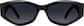 Front view of Geometric Sunglasses T02402112 in Black thumbnail