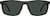 Front view of Rectangle Sunglasses T02412124 in Black thumbnail