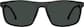 Front view of Rectangle Sunglasses T02412124 in Black thumbnail