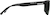Side view of Rectangle Sunglasses T02412124 in Black thumbnail