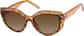 Angle view of Cat-Eye Sunglasses T02472515 in Tortoiseshell thumbnail