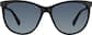 Front view of Cat-Eye Sunglasses T02492112 in Black thumbnail